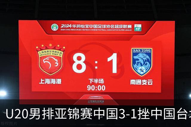 U20男排亚锦赛中国3-1挫中国台北 小组第二进8强
